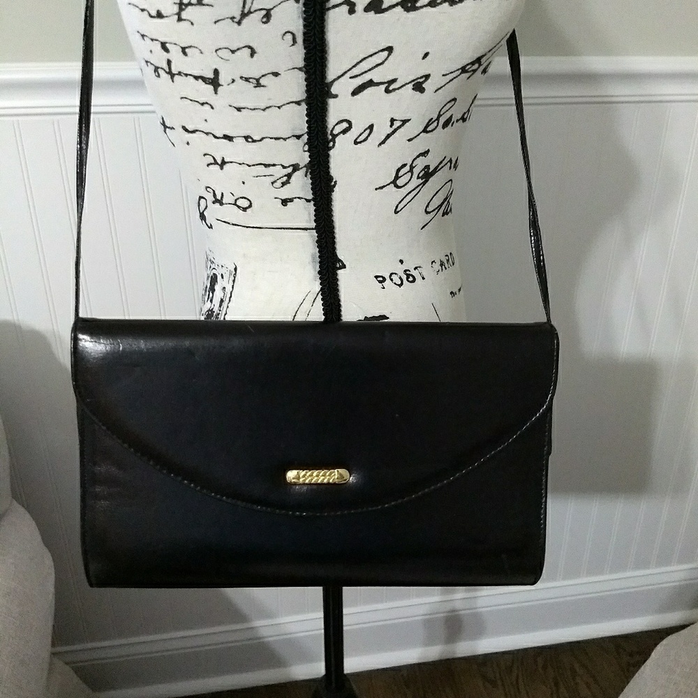 Black large envelope purse